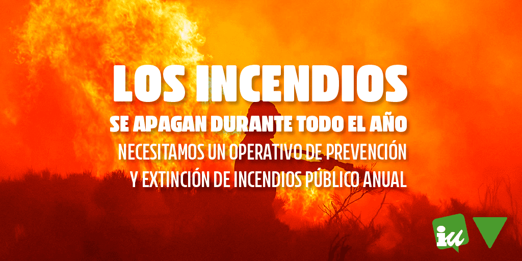 IU denuncia la gestión antes el incendio de Sierra de la Culebra