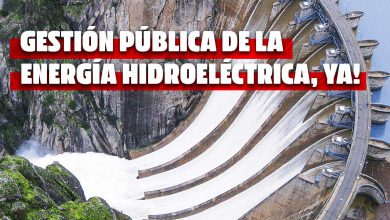 IU insiste en la gestión pública de las centrales hidroeléctricas