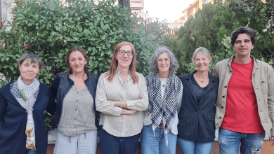 Representantes de Izquierda Unida, Sumar y Verdes Equo tras la reunión en Valladolid el 22 de septiembre