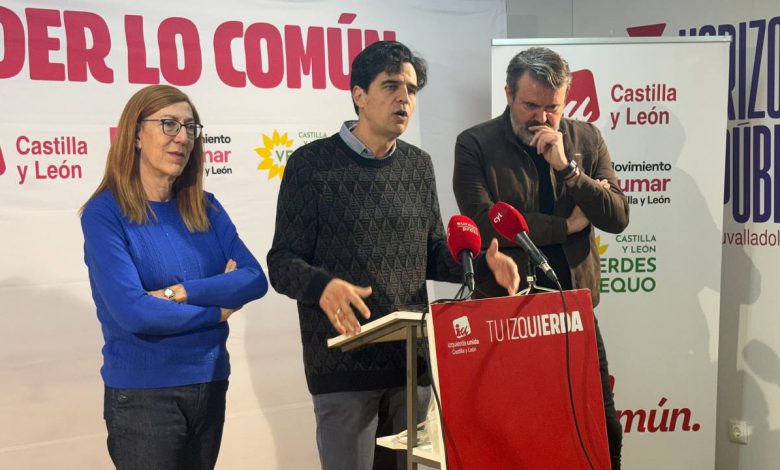 rueda de prensa Izquierda Unida, Movimiento Sumar y Verdes Equo