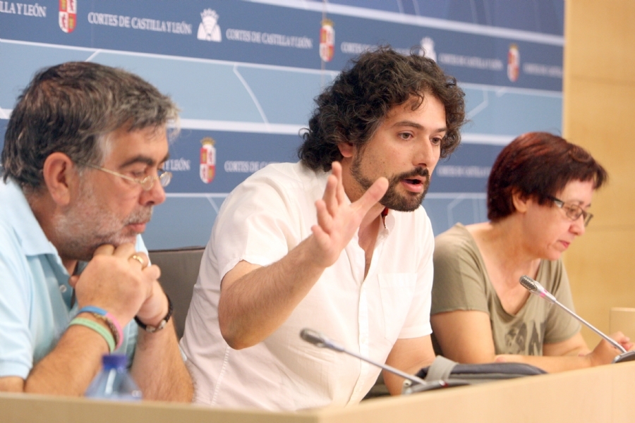 José Sarrión en una rueda de prensa